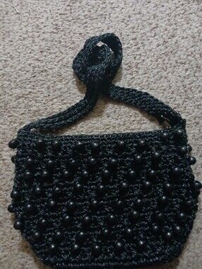 Walborg 1950's Vintage Large Beaded Purse Made In Italy Rare Original